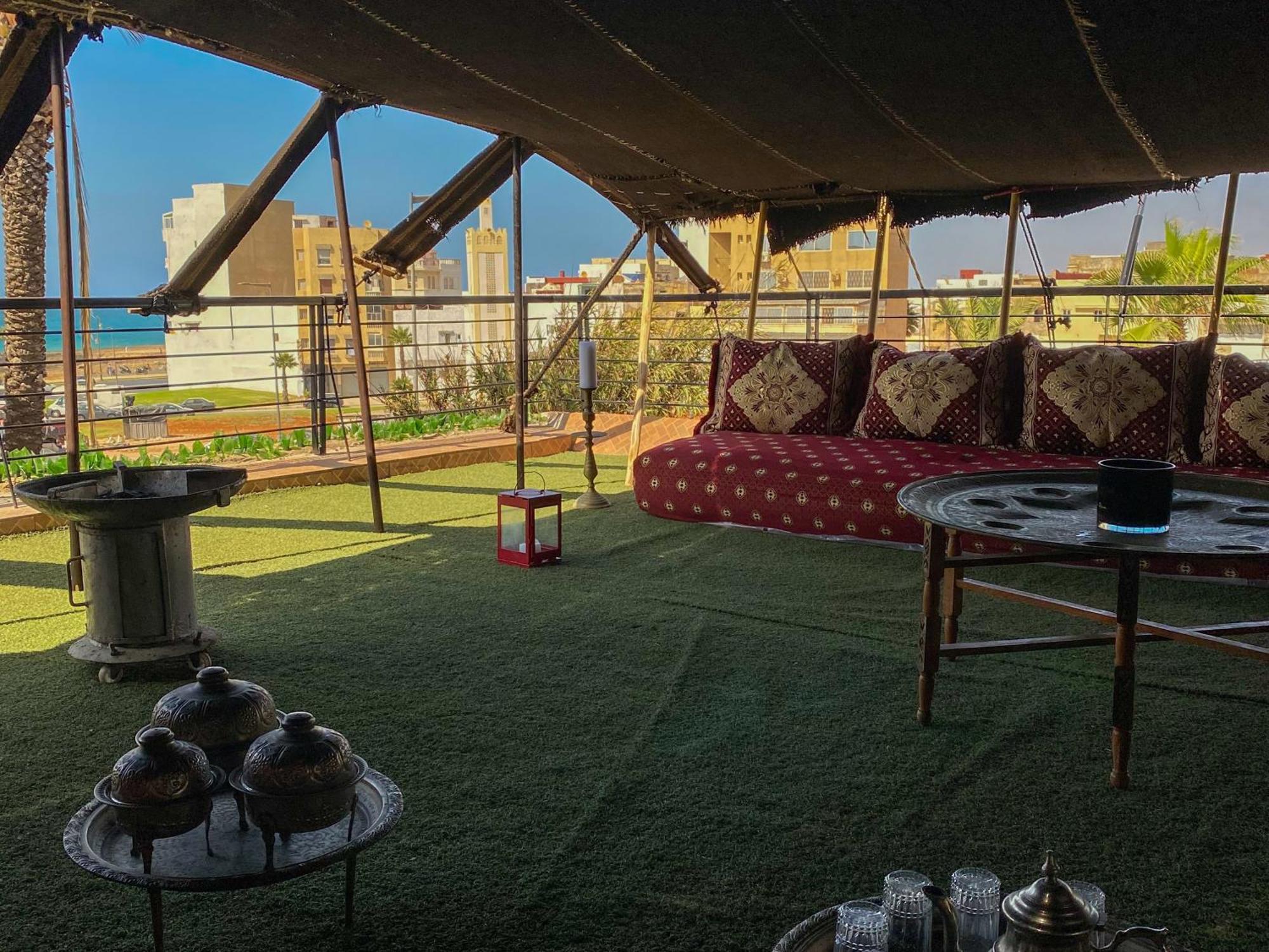 Dar Lghzal Special Offer In Rabat Winner Of Guest Experience 2025 Awards Traditional Sahrawi And Berber Privative Villa With Swimming Pool Jacuzzi Sea View And On Site Restaurant Ideal For Family And Groups In Rabat'S Center No Car Required Eksteriør bilde